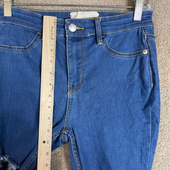 Free People Jeans Womens 26 Skinny Distressed Long‎ & Lean Jegging High Rise - Picture 8 of 13